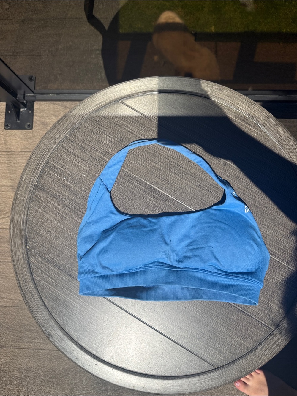 DFYNE Impact Sports Bra in Electric Blue
